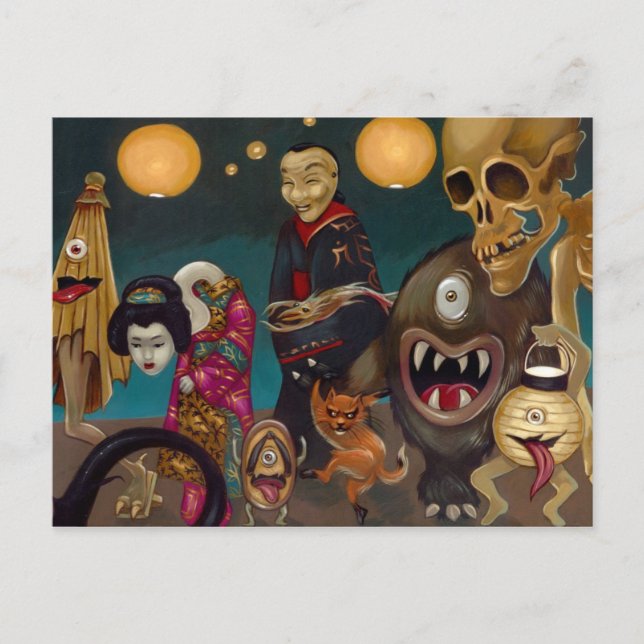 "Hyakki Yakō" Postcard Part 2 (Front)