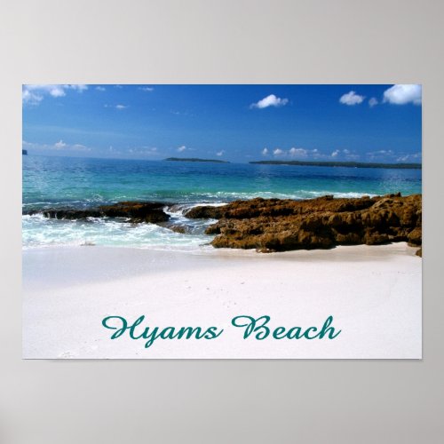 Hyams Beach Poster