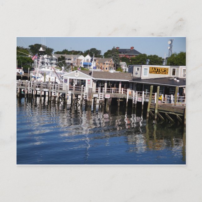 Hyannis Harbor, Cape Cod Postcard (Front)