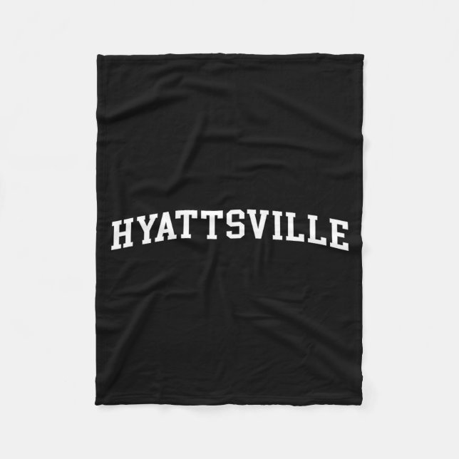Hyattsville  fleece blanket (Front)