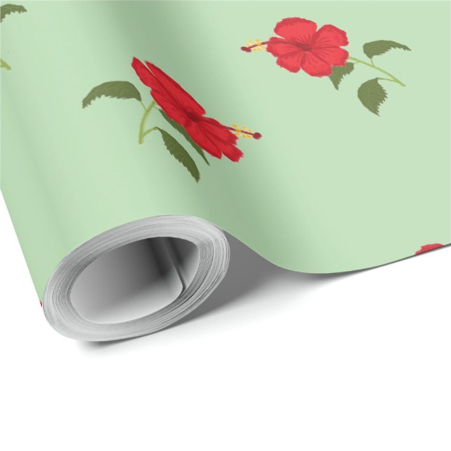 Hybiscus Wrapping Paper (Roll Corner)