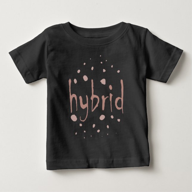 Hybrid alien cross breed mixed race new species baby T-Shirt (Front)