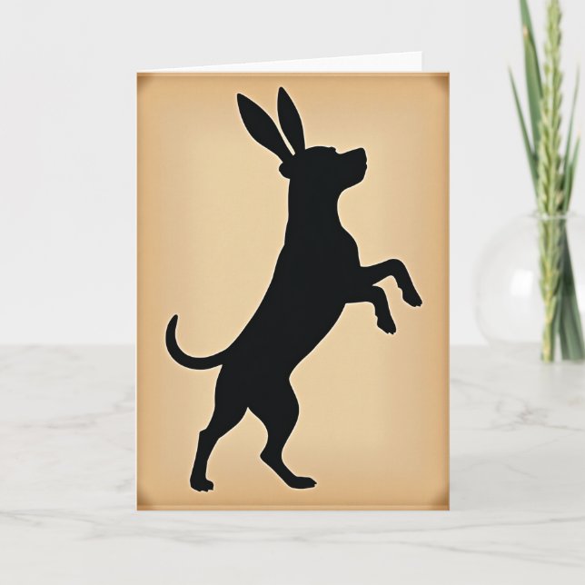 Hybrid Animal Silhouette Art Card (Front)