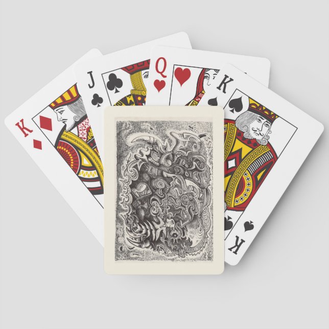 Hybrid Beast Poker Cards (Back)
