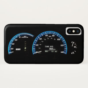 Hybrid Car Instrument Cluster iPhone X Case