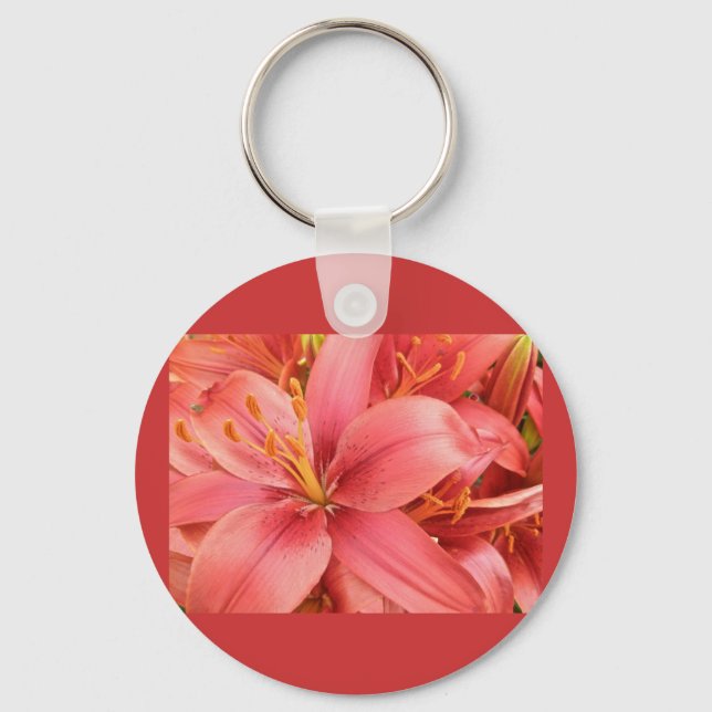 Hybrid Lilies Coordinating Items Keychain (Front)