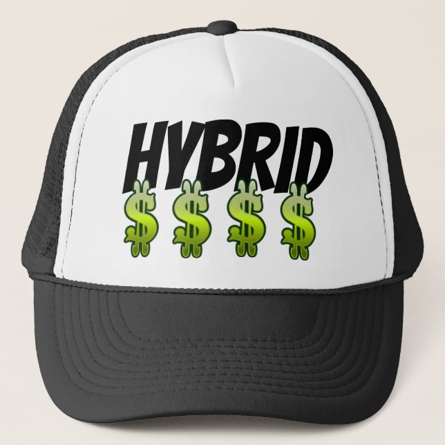 Hybrid Money[old/new money) Trucker Hat (Front)