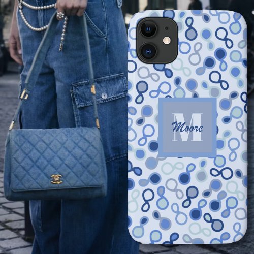 Hybrid Paisley  Blue Ombre Phone Case