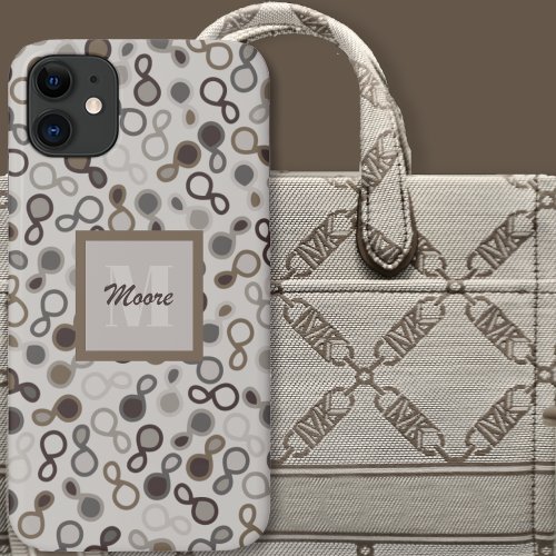 Hybrid Paisley _ Brown Mocha Ombre Phone Case