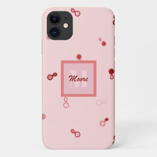 Hybrid Paisley Loosely Scattered in Red Ombre Case-Mate iPhone Case