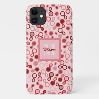 Hybrid Paisley – Pink to Red Ombre Phone Case