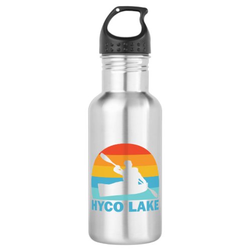 Hyco Lake North Carolina Kayak Stainless Steel Water Bottle