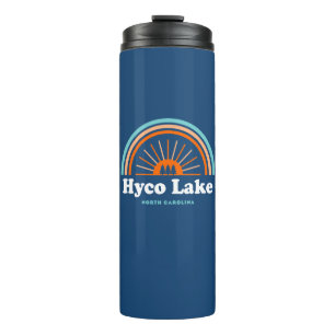 Hyco Lake North Carolina Rainbow Thermal Tumbler