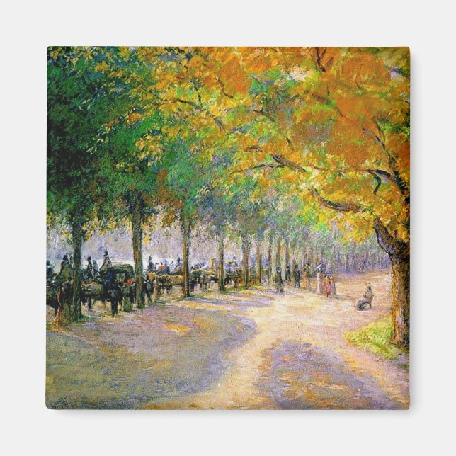 Hyde Park, London cityscape Magnet (Front)