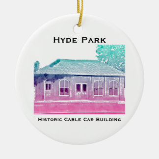 Hyde Park's Historic Cable Car Ornament