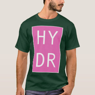 HYDR pink Oversized T-Shirt