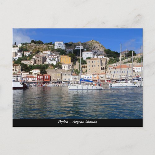 Hydra  Aegean islands Postcard