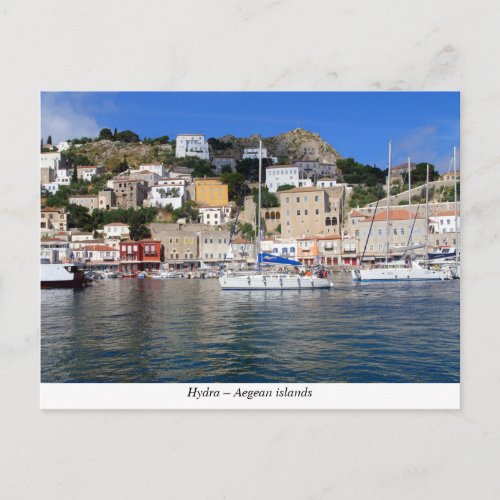 Hydra  Aegean islands Postcard