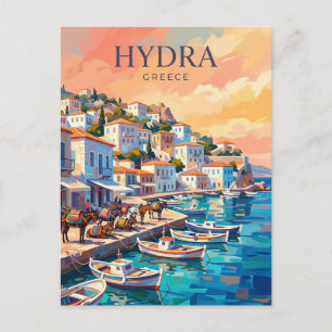 Hydra, Greece Postcard