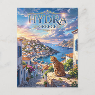 Hydra Greece Postcard
