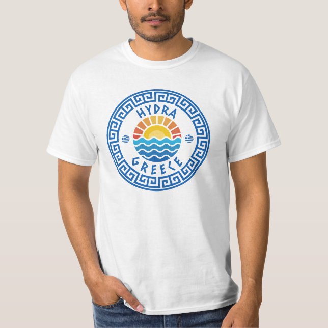 Hydra Island, Greece T-Shirt (Front)