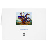 Hydra on Beach card (Back Horizontal)