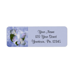 Hydrangea Address Label