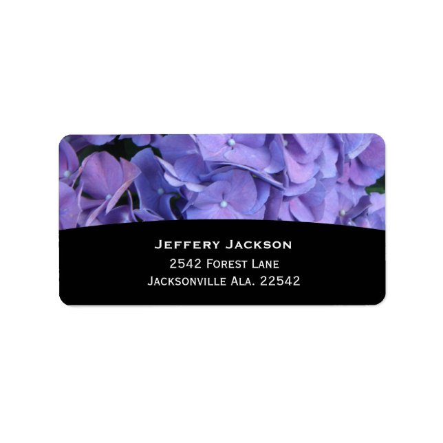 Hydrangea Address Labels (Front)