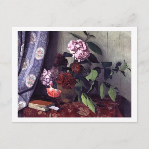 Hydrangea and Poppies Felix Vallotton Postcard
