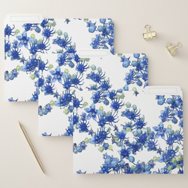 Hydrangea (BGC Transparent) File Folder (Set)