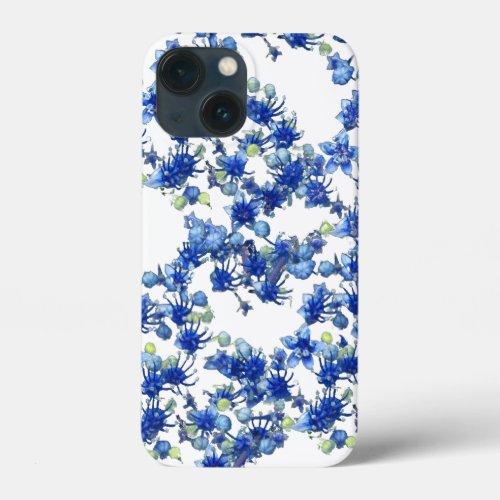 hydrangea bgc transparent iPod touch 5th generati iPhone 13 Mini Case