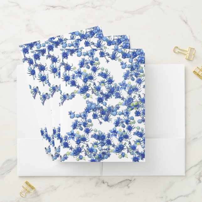 Hydrangea (BGC Transparent) Pocket Folder (In Situ)