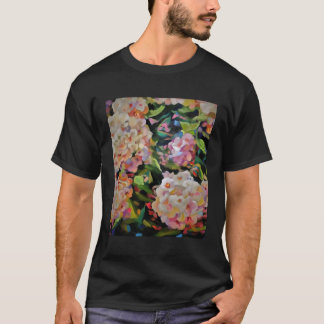 Hydrangea Blossom Decorative Floral K Florets T-Shirt