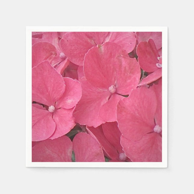 Hydrangea Blossoms Napkin (Front)