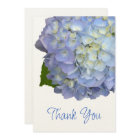 Hydrangea Blue Flower Thank You Message