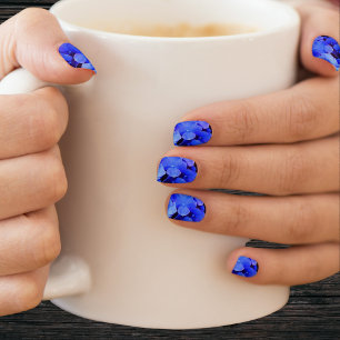 Hydrangea Blues Minx Nail Art