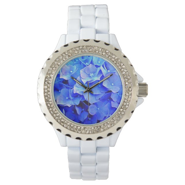 Hydrangea Blues Watch (Front)