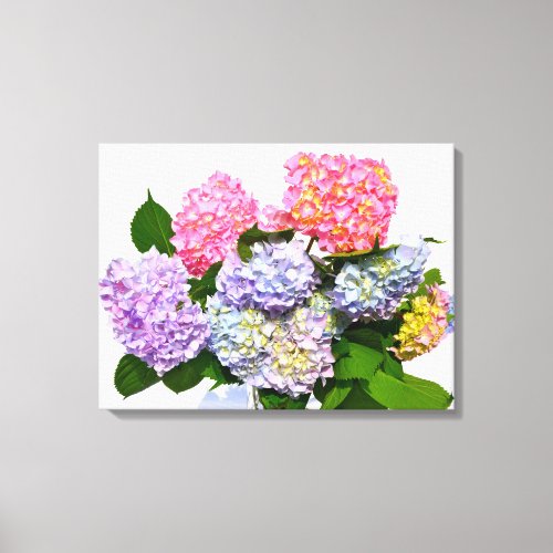 Hydrangea Bouquet Canvas Print