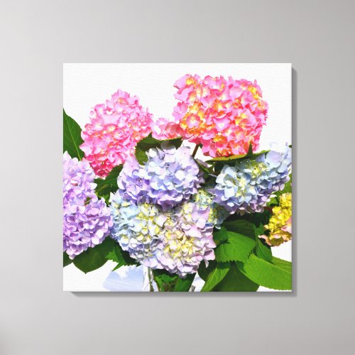 Hydrangea Bouquet Canvas Print