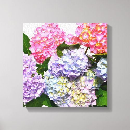 Hydrangea Bouquet Canvas Print