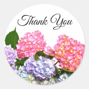 Hydrangea Bouquet Classic Round Sticker