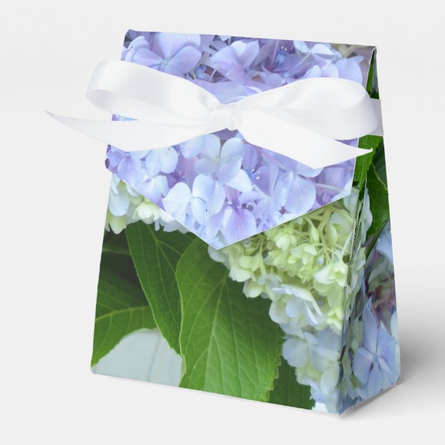 Hydrangea Bouquet Favor Boxes (Front Side)