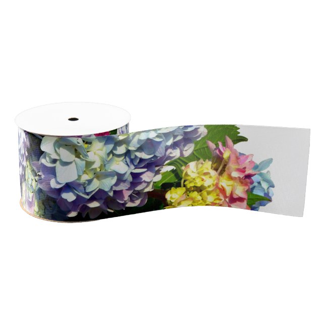 Hydrangea Bouquet Grosgrain Ribbon (Spool)