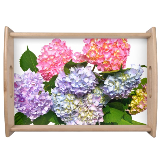 Hydrangea Bouquet Serving Tray (Front)