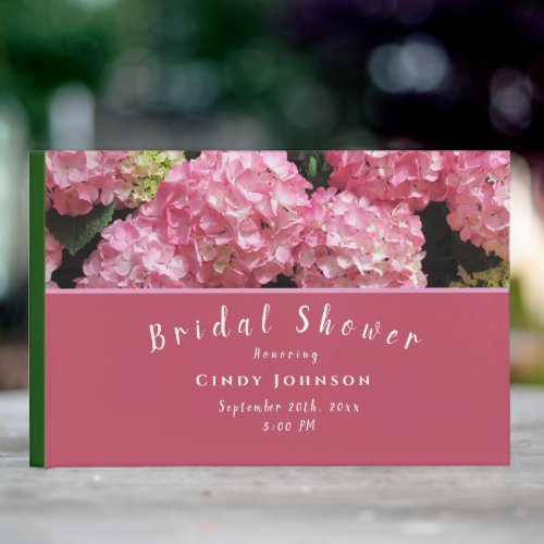 Hydrangea  Bridal Shower Guest Book