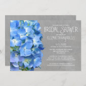 Hydrangea Bridal Shower Invitations (Front/Back)