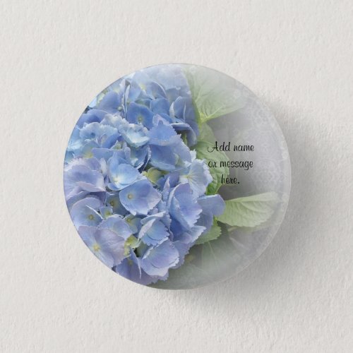 Hydrangea button for wedding favors