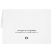 "hydrangea" by Larry Coressel Cards (Back Horizontal)