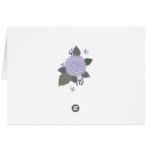 Hydrangea. Cards (Back Horizontal)