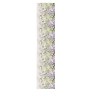 Hydrangea closeup short table runner